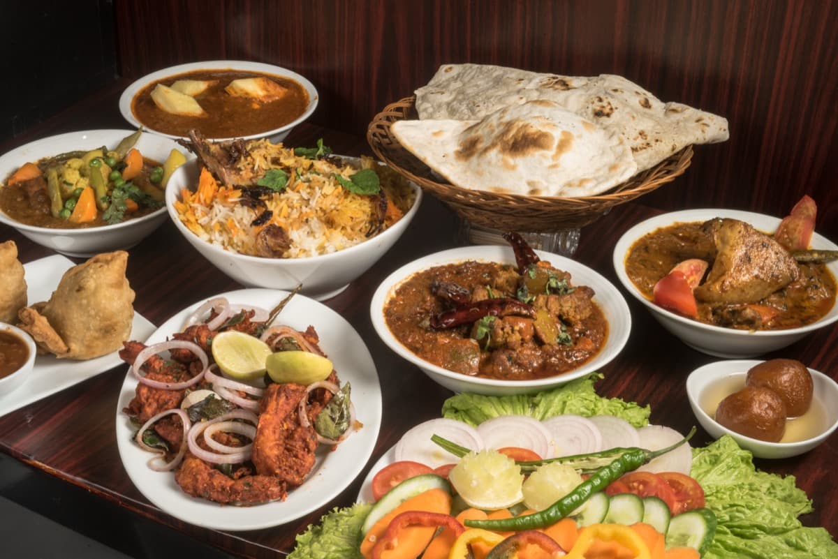 North Indian Banquet Spread