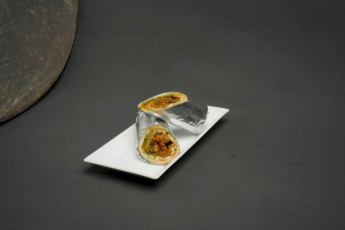Chilli Chicken Tikka Kathi Roll